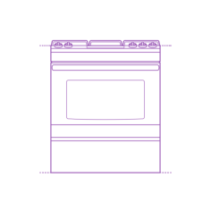 Fixtures Ranges Stoves Ge Slide In Single Oven Gas Range Line Tracing Svg Vector, Free Vectors File